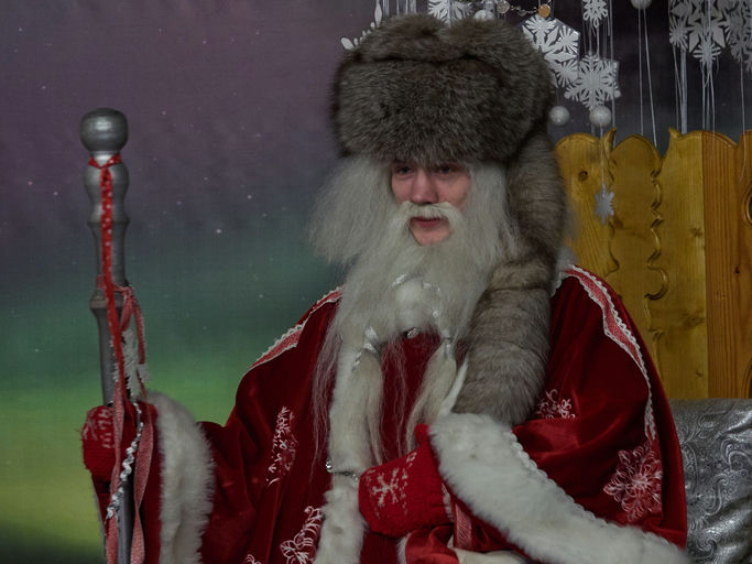 Карельский Дед Мороз и его резиденция в Олонце